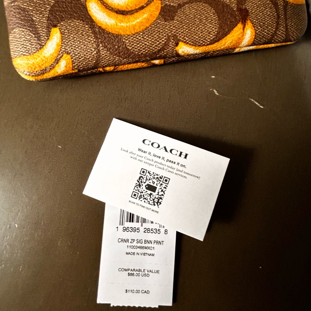 COACH | Banana Monogram Wristlet - Picture 2 of 3